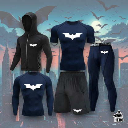 Way Of Hero™ Batman Compression Suit 5 in 1