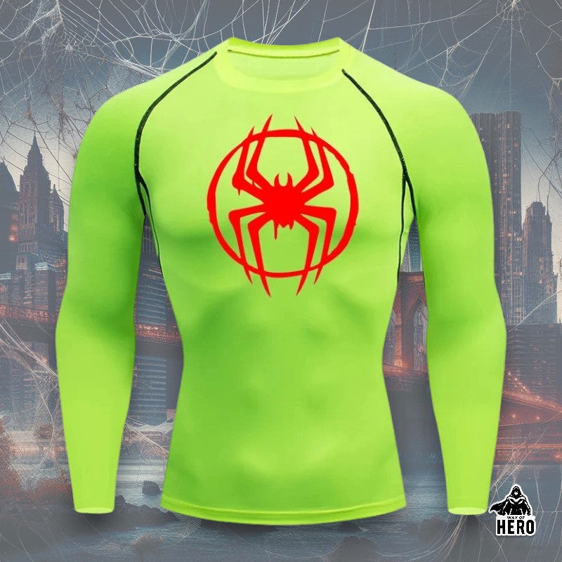 Way Of Hero™ Morales Spider-Man Long Sleeve Compression Shirt