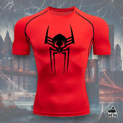 Way Of Hero™ Verse Spider-Man Short Sleeve Compression Shirt