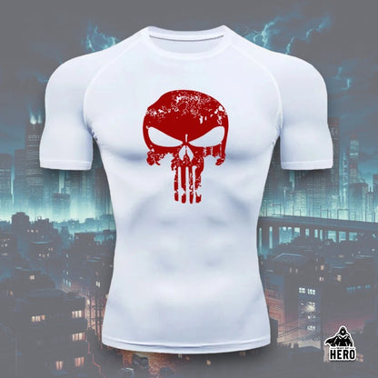 Way Of Hero™ NEW Punisher Short Sleeve Compression Shirt