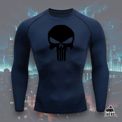 Way Of Hero™ Punisher Long Sleeve Compression Shirt