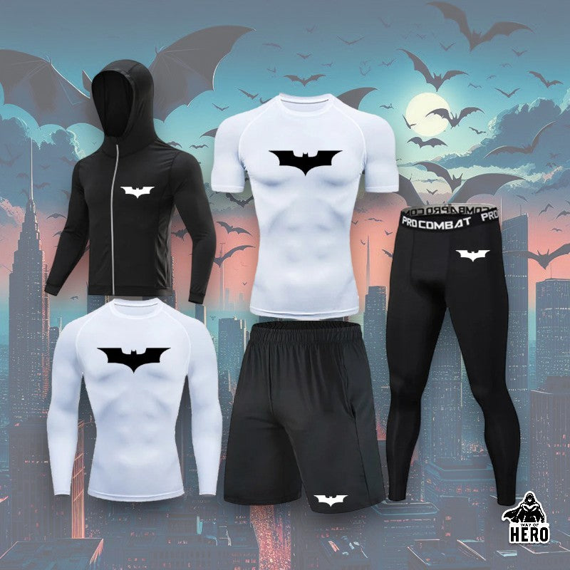 Way Of Hero™ Batman Compression Suit 5 in 1