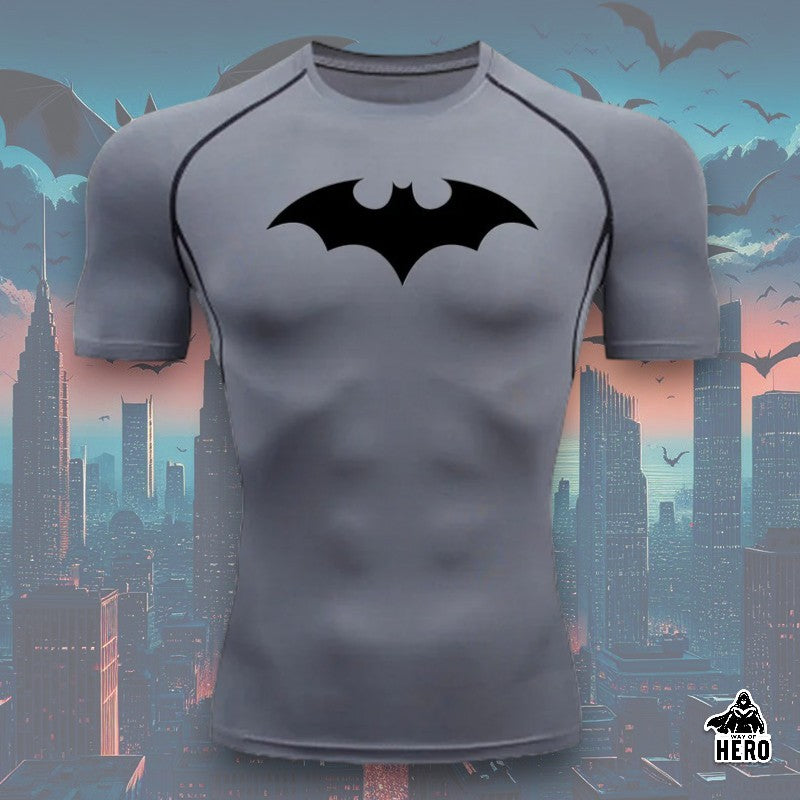 Way Of Hero™ Arkham Batman Short Sleeve Compression Shirt