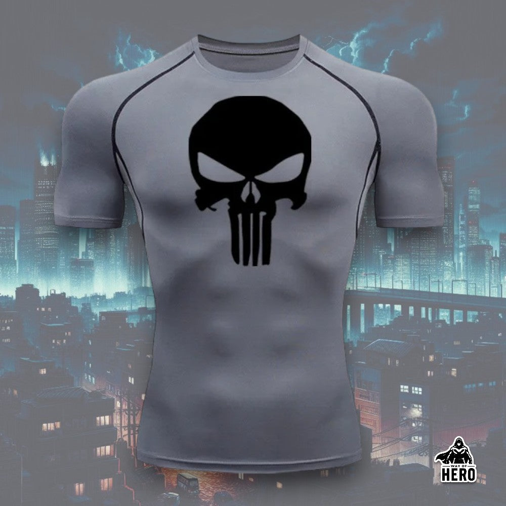 Way Of Hero™ Punisher Short Sleeve Compression Shirt