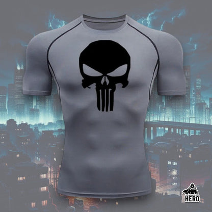 Way Of Hero™ Punisher Short Sleeve Compression Shirt