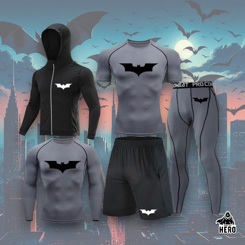 Way Of Hero™ Batman Compression Suit 5 in 1