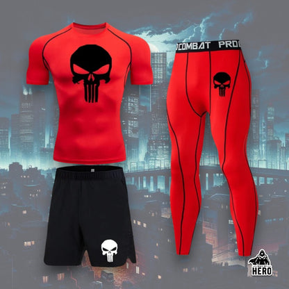 Way Of Hero™ Punisher Compression Suit 3 in 1