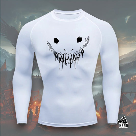 Way Of Hero™ Smile Berserk Long Sleeve Compression Shirt