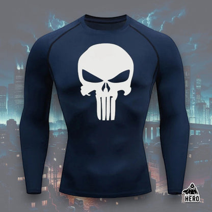 Way Of Hero™ Punisher Long Sleeve Compression Shirt