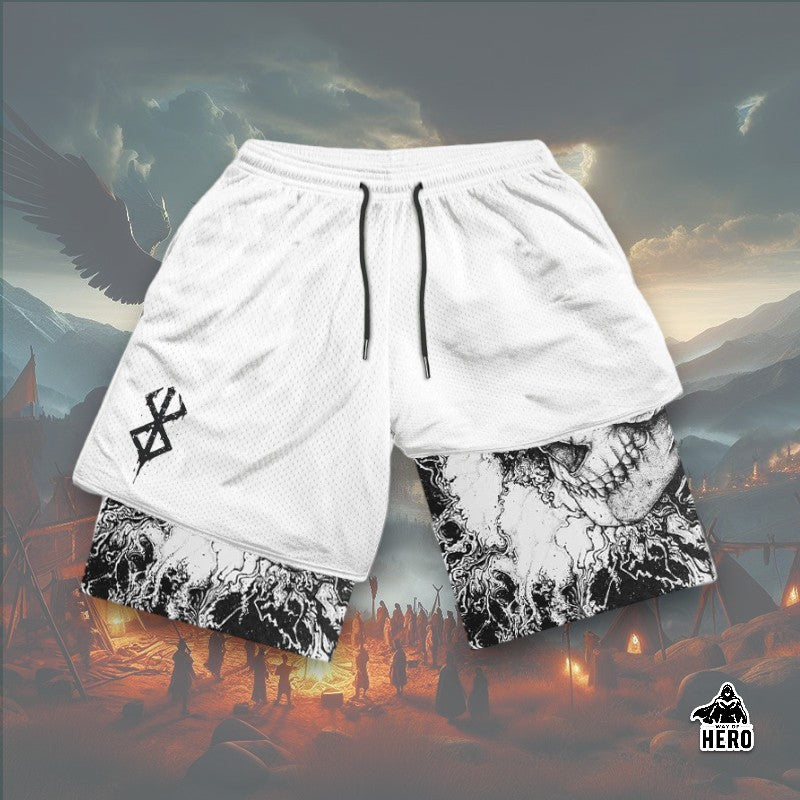 Way Of Hero™ Skull Berserk Breathable Compression Shorts