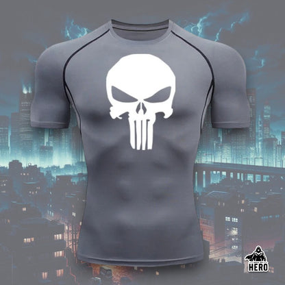 Way Of Hero™ Punisher Short Sleeve Compression Shirt