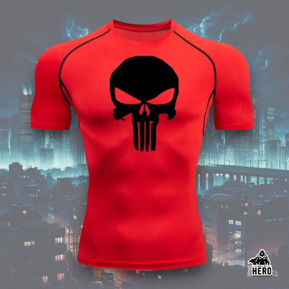 Way Of Hero™ Punisher Short Sleeve Compression Shirt