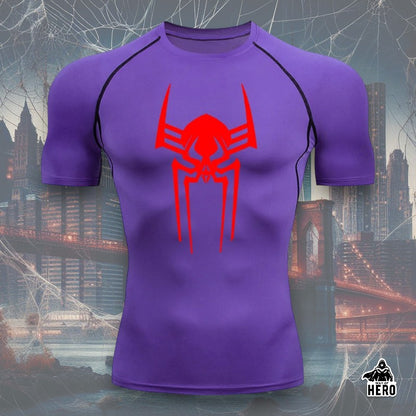 Way Of Hero™ Verse Spider-Man Short Sleeve Compression Shirt