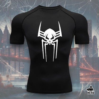 Way Of Hero™ Verse Spider-Man Short Sleeve Compression Shirt