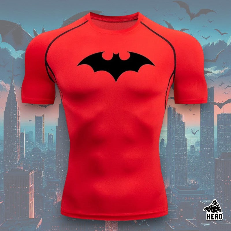 Way Of Hero™ Arkham Batman Short Sleeve Compression Shirt