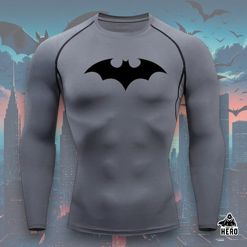 Way Of Hero™ Arkham Batman Long Sleeve Compression Shirt