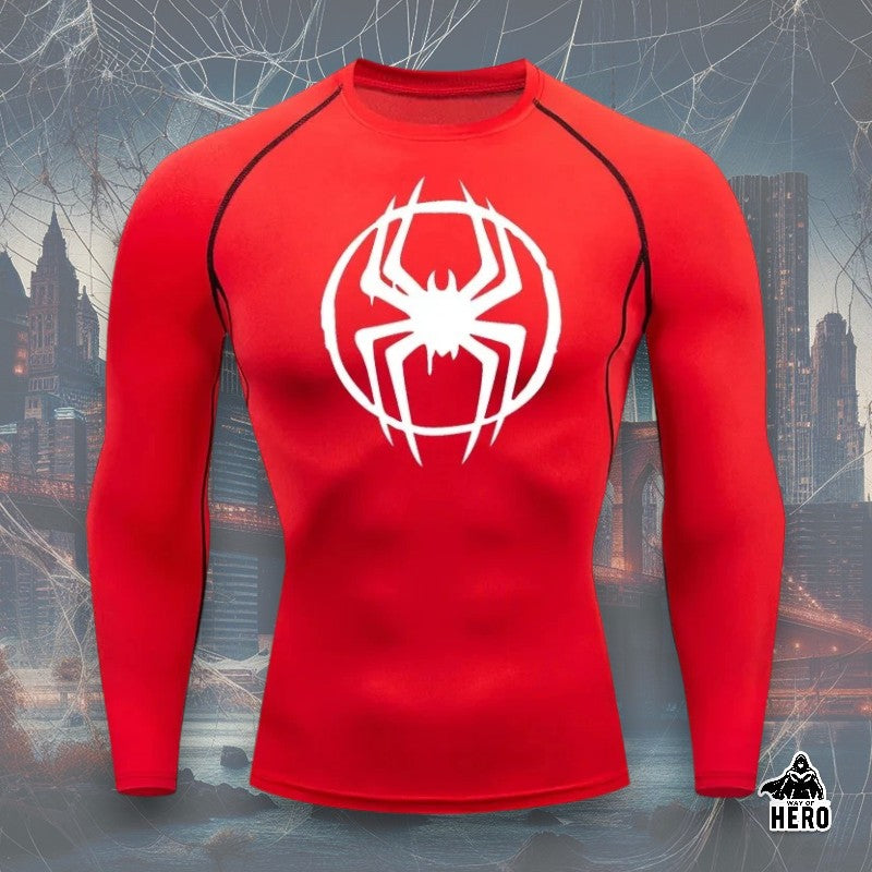 Way Of Hero™ Morales Spider-Man Long Sleeve Compression Shirt