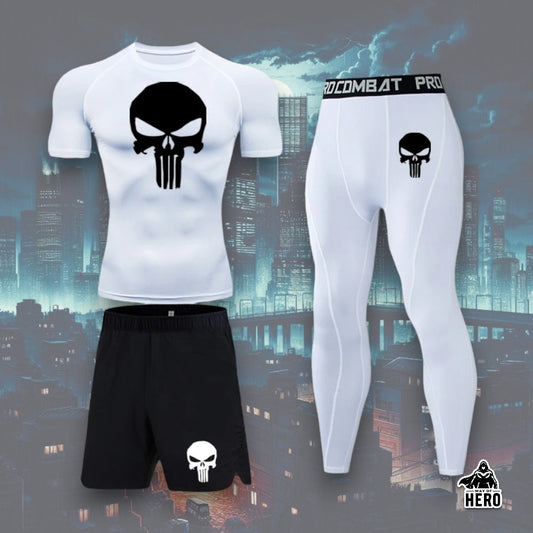 Way Of Hero™ Punisher Compression Suit 3 in 1