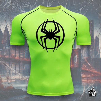 Way Of Hero™ Morales Spider-Man Short Sleeve Compression Shirt