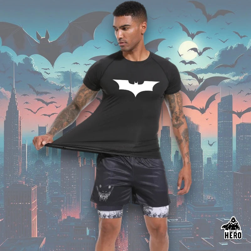 Way Of Hero™ Batman Short Sleeve Compression Shirt