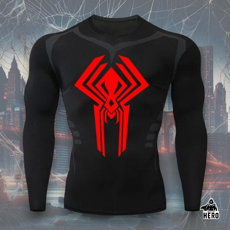 Way Of Hero™ 2099 Spider-Man Long Sleeve Compression Shirt