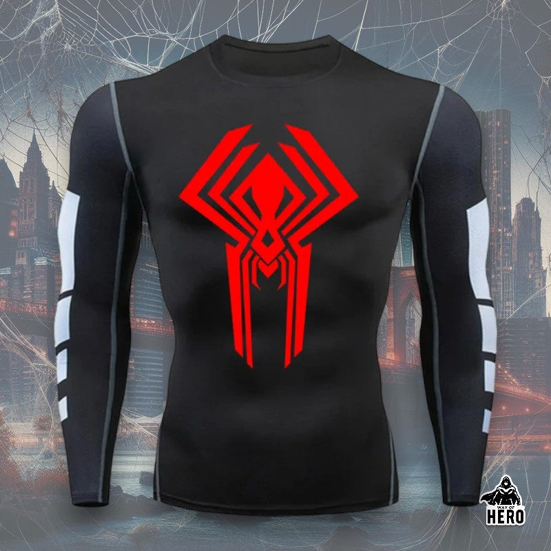 Way Of Hero™ 2099 Spider-Man Long Sleeve Compression Shirt