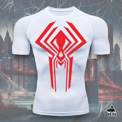 Way Of Hero™ 2099 Spider-Man Short Sleeve Compression Shirt