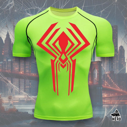 Way Of Hero™ 2099 Spider-Man Short Sleeve Compression Shirt