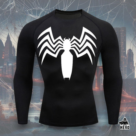 Way Of Hero™ Symbiote Spider-Man Long Sleeve Compression Shirt