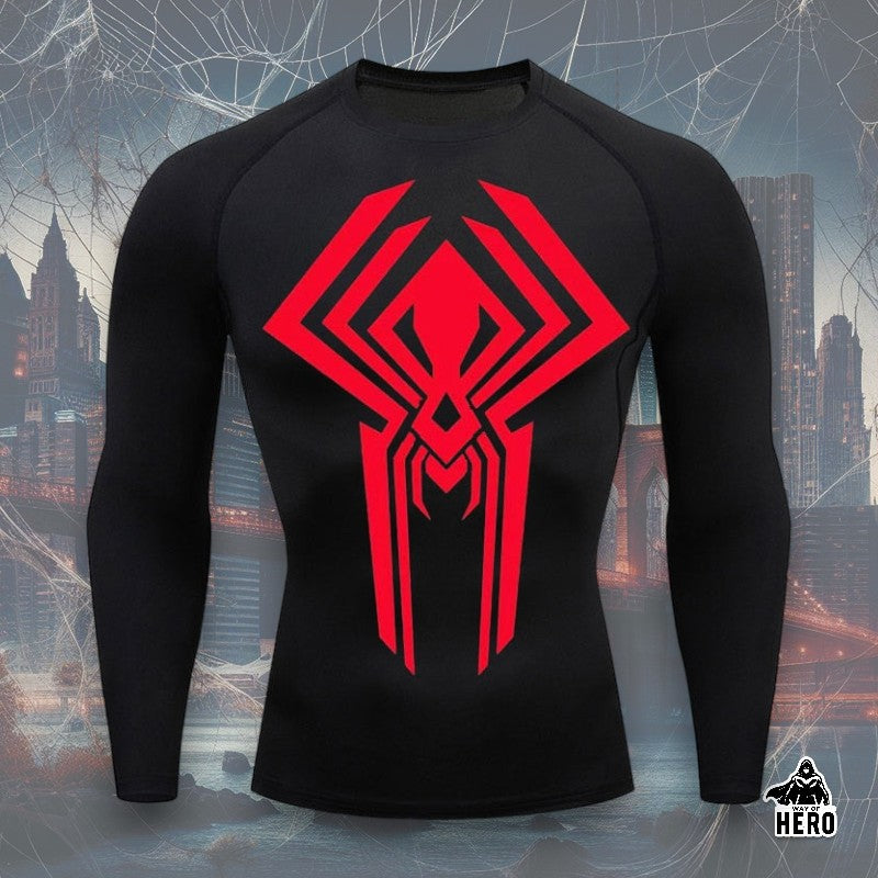 Way Of Hero™ 2099 Spider-Man Long Sleeve Compression Shirt