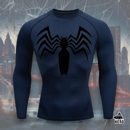 Way Of Hero™ Symbiote Spider-Man Long Sleeve Compression Shirt