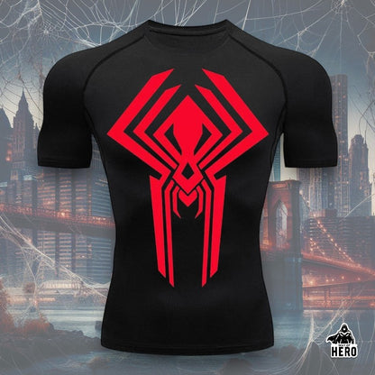 Way Of Hero™ 2099 Spider-Man Short Sleeve Compression Shirt