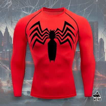 Way Of Hero™ Symbiote Spider-Man Long Sleeve Compression Shirt