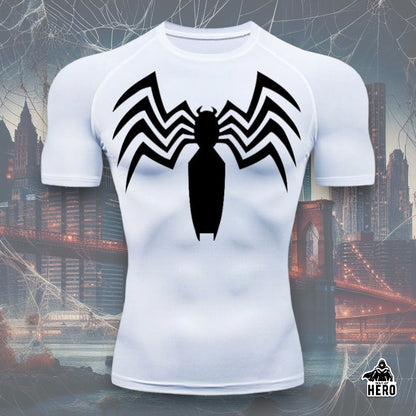 Way Of Hero™ Symbiote Spider-Man Short Sleeve Compression Shirt