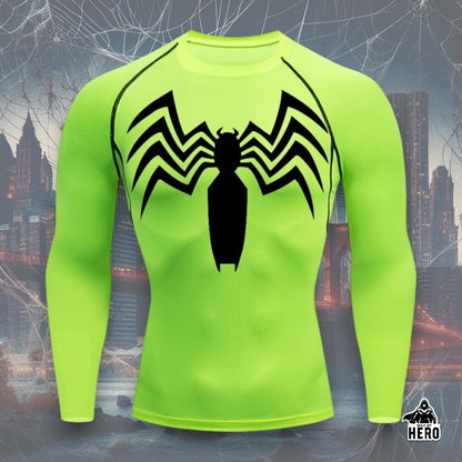 Way Of Hero™ Symbiote Spider-Man Long Sleeve Compression Shirt