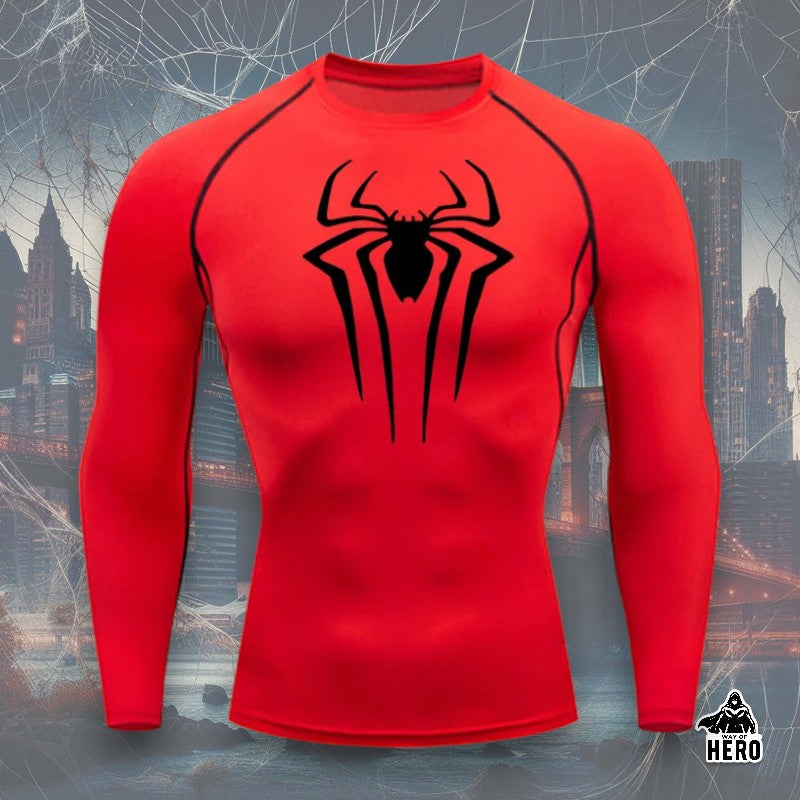 Way Of Hero™ Spider-Man Long Sleeve Compression Shirt