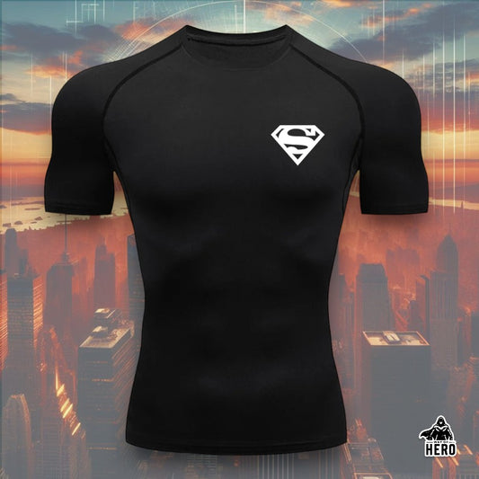 Way Of Hero™ Superman Short Sleeve Compression Shirt