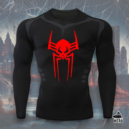 Way Of Hero™ Verse Spider-Man Long Sleeve Compression Shirt