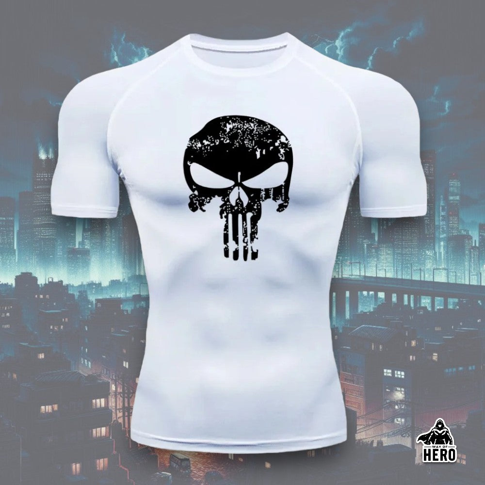 Way Of Hero™ NEW Punisher Short Sleeve Compression Shirt