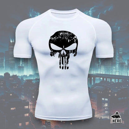 Way Of Hero™ NEW Punisher Short Sleeve Compression Shirt