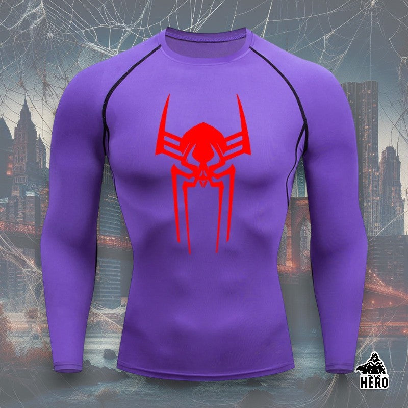 Way Of Hero™ Verse Spider-Man Long Sleeve Compression Shirt