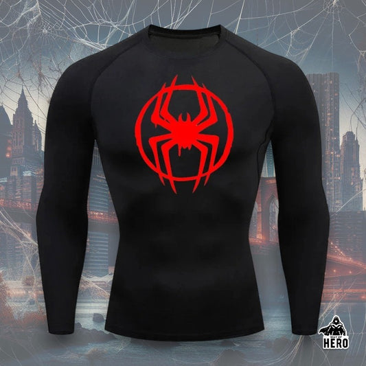 Way Of Hero™ Morales Spider-Man Long Sleeve Compression Shirt