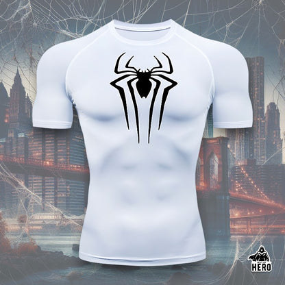 Way Of Hero™ Friendly Spider-Man Short Sleeve Compression Shirt