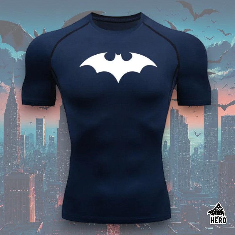 Way Of Hero™ Arkham Batman Short Sleeve Compression Shirt