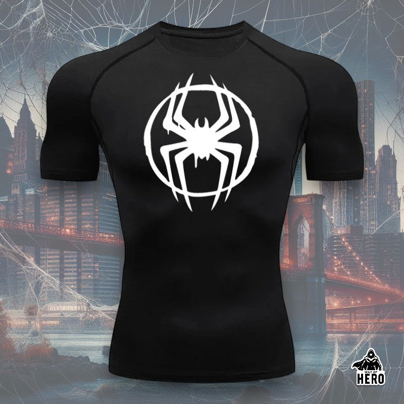 Way Of Hero™ Morales Spider-Man Short Sleeve Compression Shirt