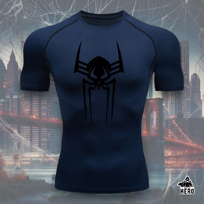 Way Of Hero™ Verse Spider-Man Short Sleeve Compression Shirt