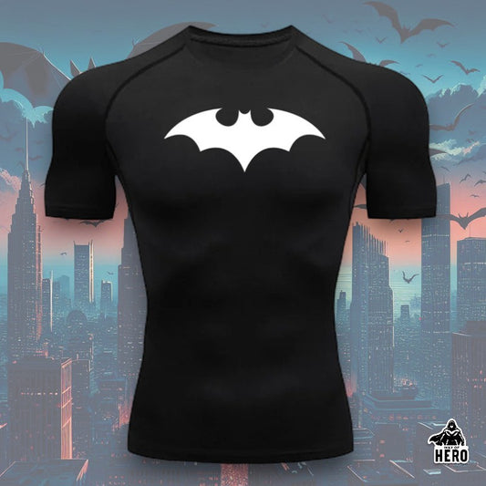 Way Of Hero™ Arkham Batman Short Sleeve Compression Shirt